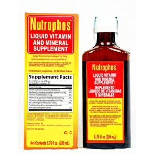 Nutrophos Liquid Dietary Supplement with B vitamins and minerals 6.76oz