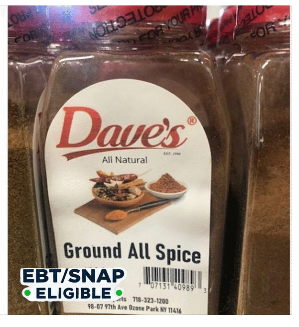 Dave's Ground All Spice 6oz