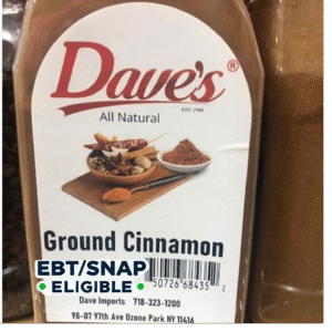 Dave's Ground Cinnamon 7oz