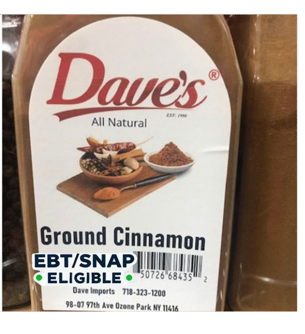 Dave's Ground Cinnamon 7oz