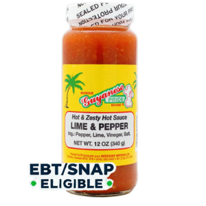 Guyanese Pride Lime & Pepper Sauce 12oz